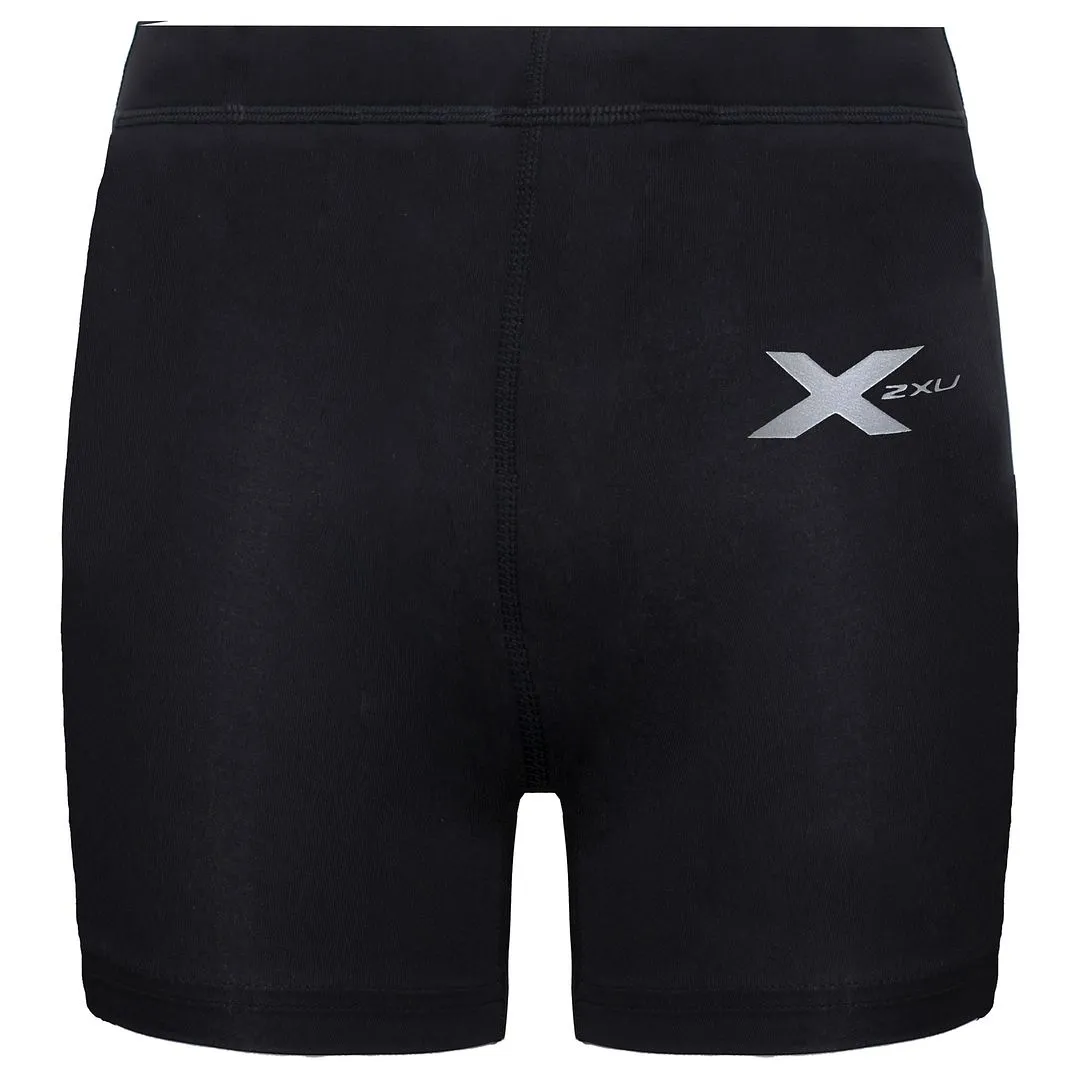 2XU Compression Kids Black 1/2 Shorts