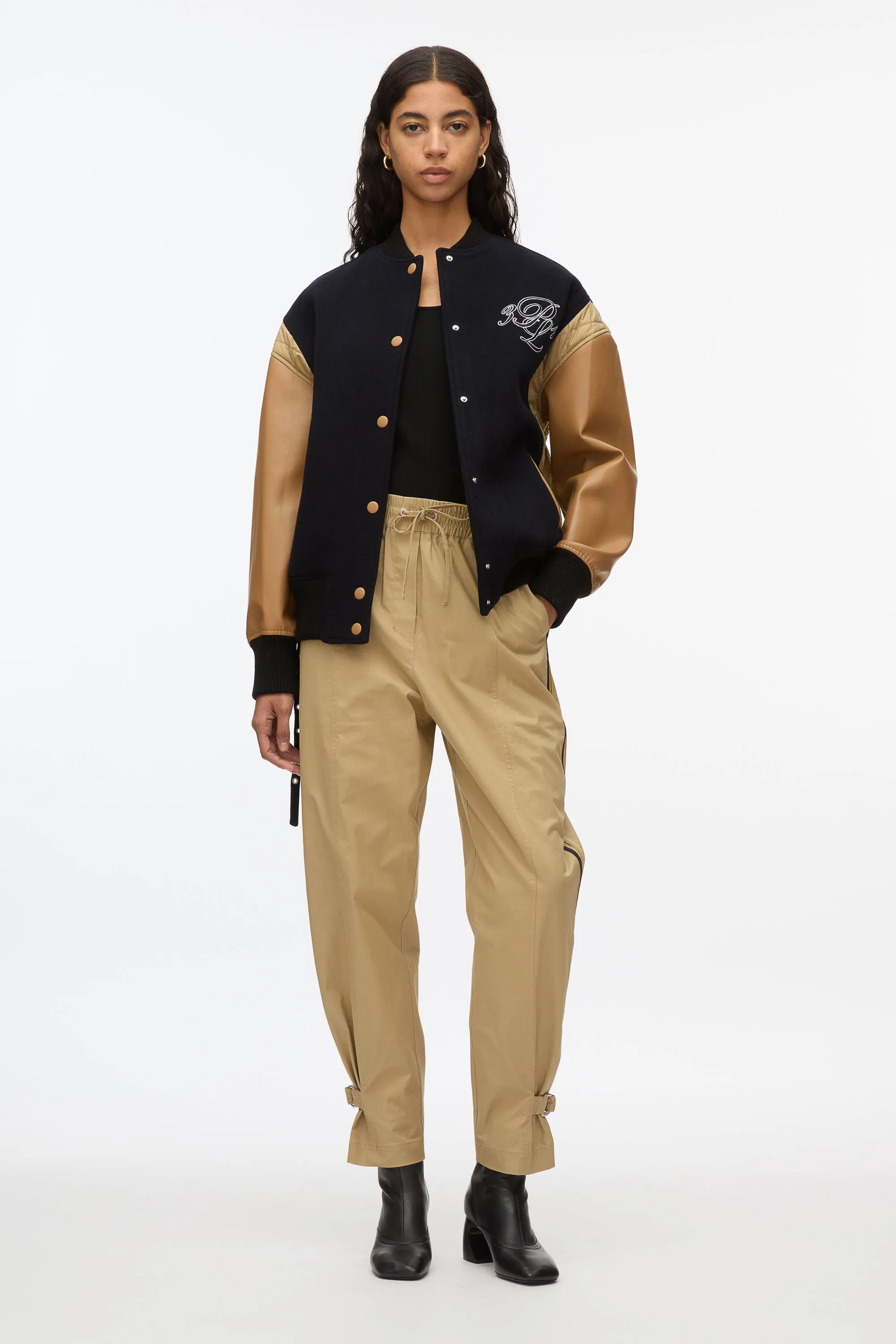 3.1 x Shopbop Boxy Varsity Jacket W Ties