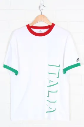 ADIDAS Italia L Inno Di Mameli' Ringer Tee (L)