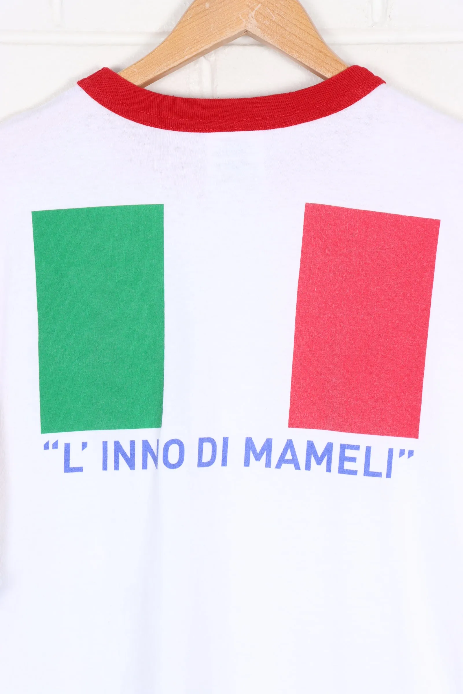 ADIDAS Italia L Inno Di Mameli' Ringer Tee (L)