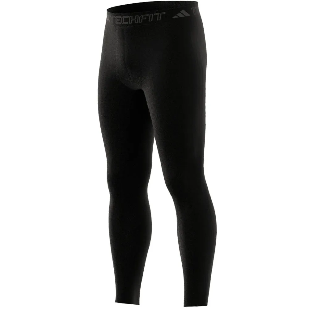 ADIDAS TECHFIT LONG BLACK TRAINING TIGHTS