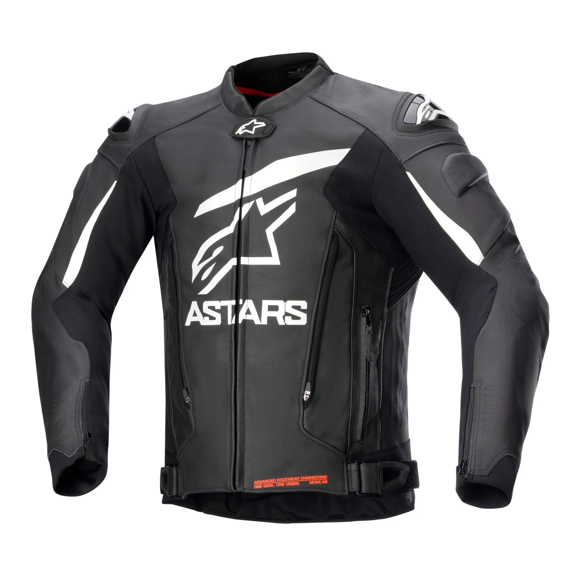 Alpinestars GP Plus v4 Leather Jacket - Black/White