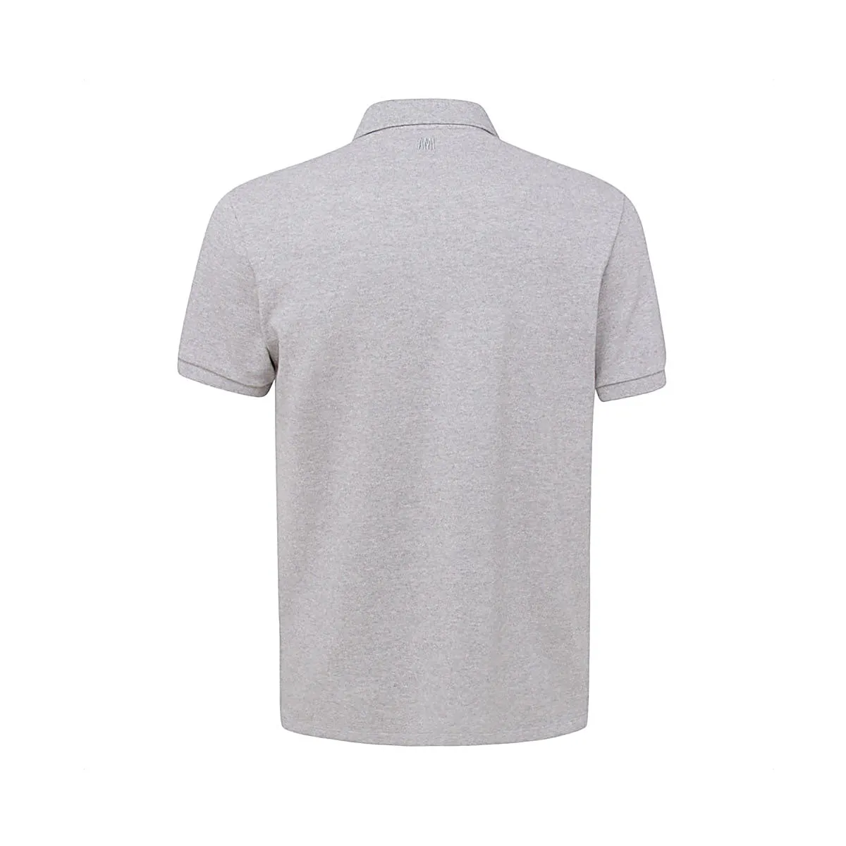 AMI Logo Embroidered Polo Shirt