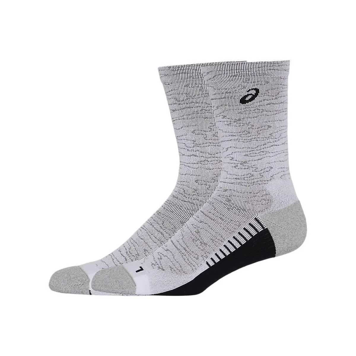 Asics Performance Run Crew Socks Grey Black