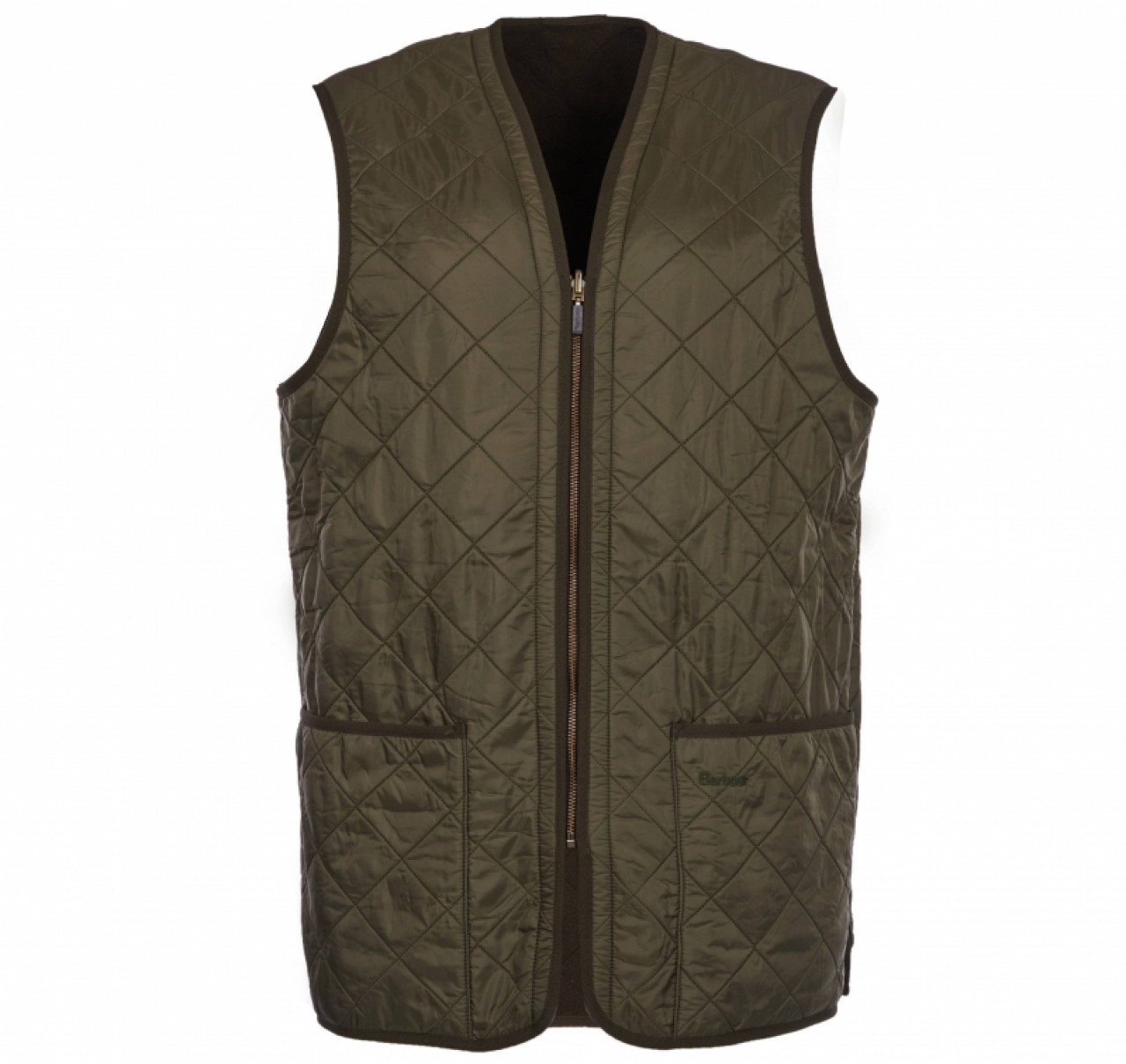 Barbour Polarquilt Zip In Waistcoat Olive