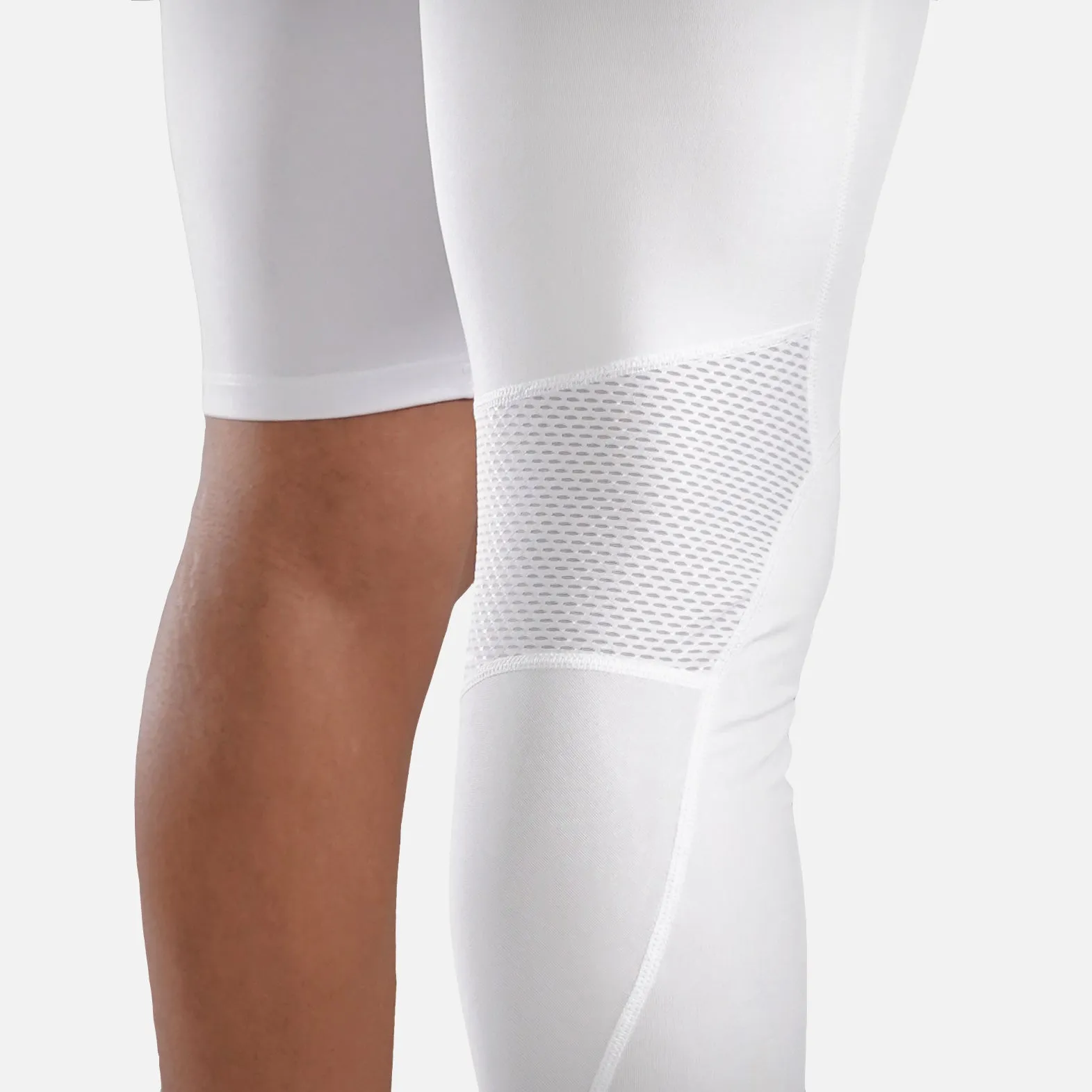 Basic White Single-leg Tights