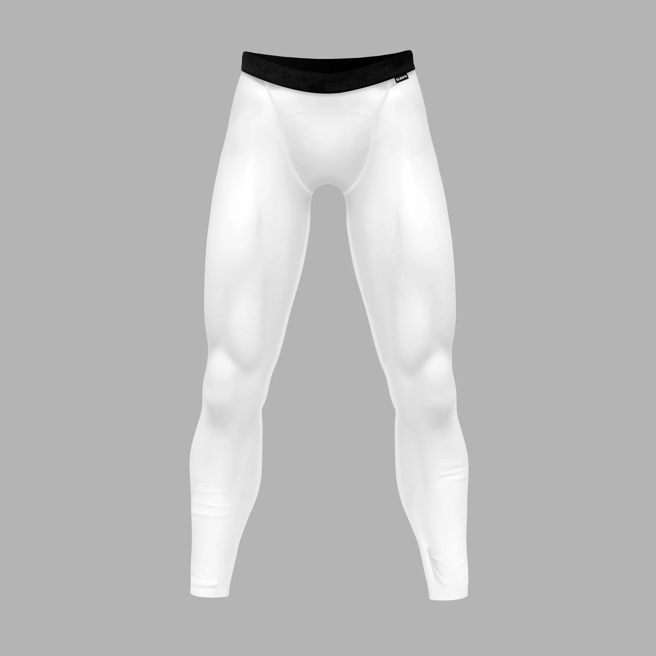 Basic White Tights for Men