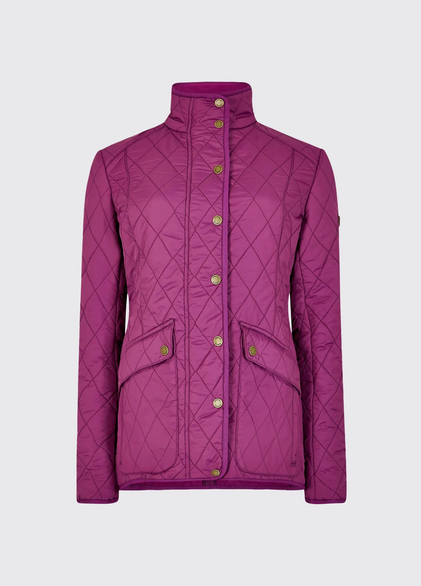 Bettystown Quilted Coat - Berry