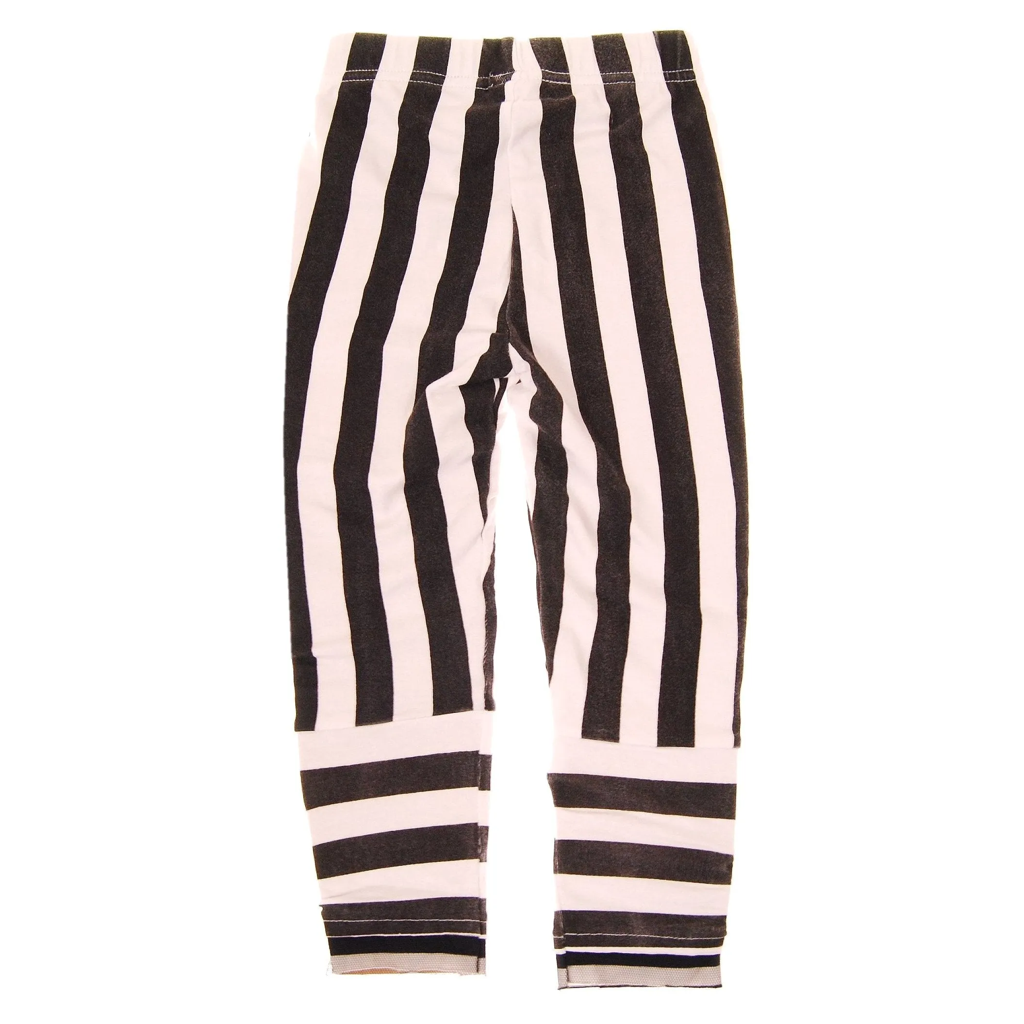 Black & White Stripe Baby Girl Legging by: Mini Shatsu