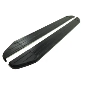 Black Raptor Side Steps Running Boards for Renault Koleos 2008-2015