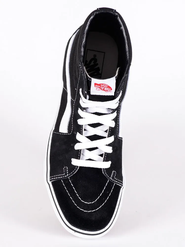 Boathouse MENS VANS SK8 HI BLACK/WHITE SNEAKER