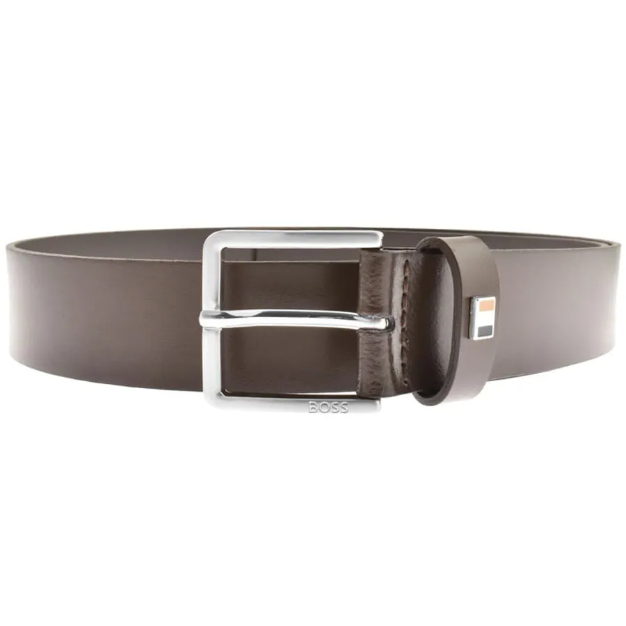 BOSS Ther Flag Belt Brown