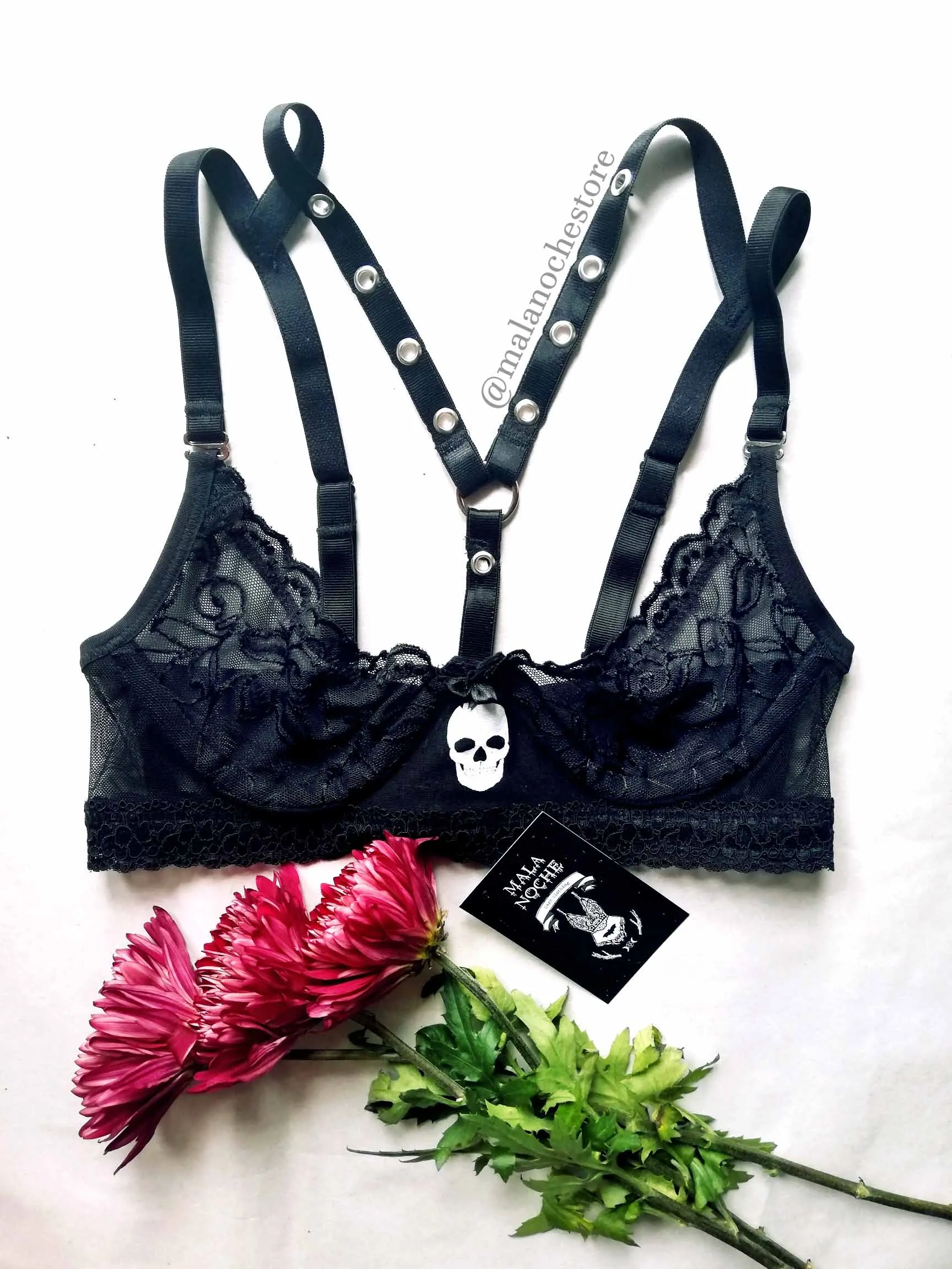 Bra Lace Skull