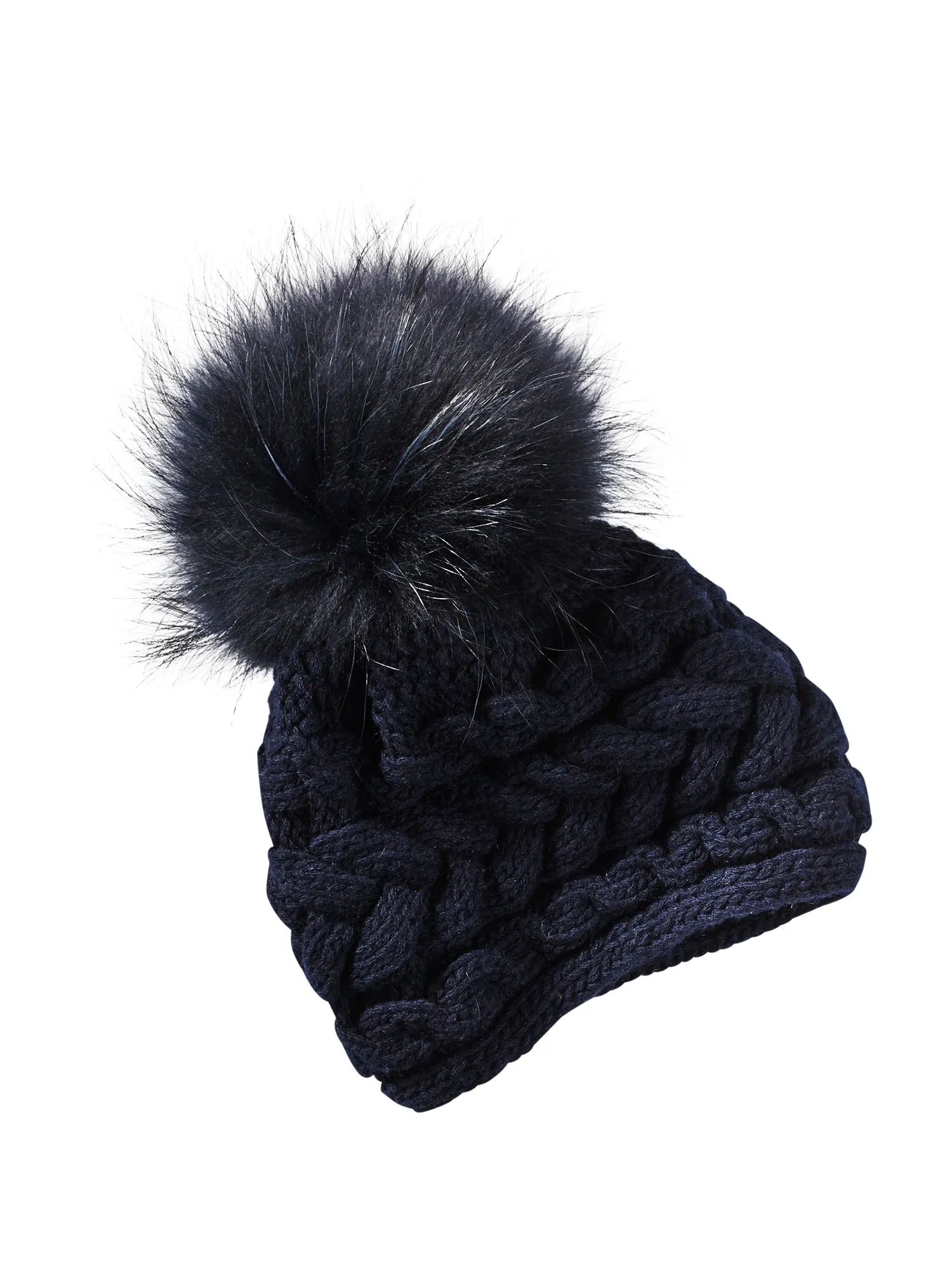 Cable Cashmere Knit Hat