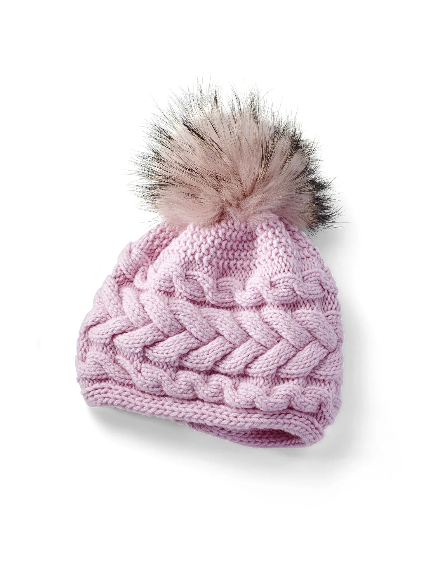 Cable Cashmere Knit Hat