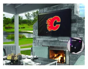 Calgary Flames HBS Breathable Water Resistant Vinyl TV Cover