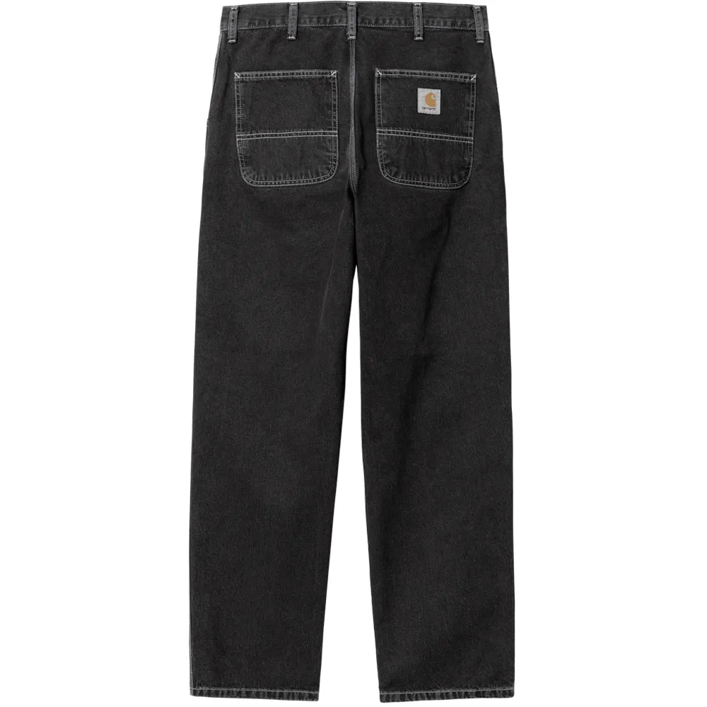 CARHARTT WIP SIMPLE PANT // BLACK (STONE WASHED) L32