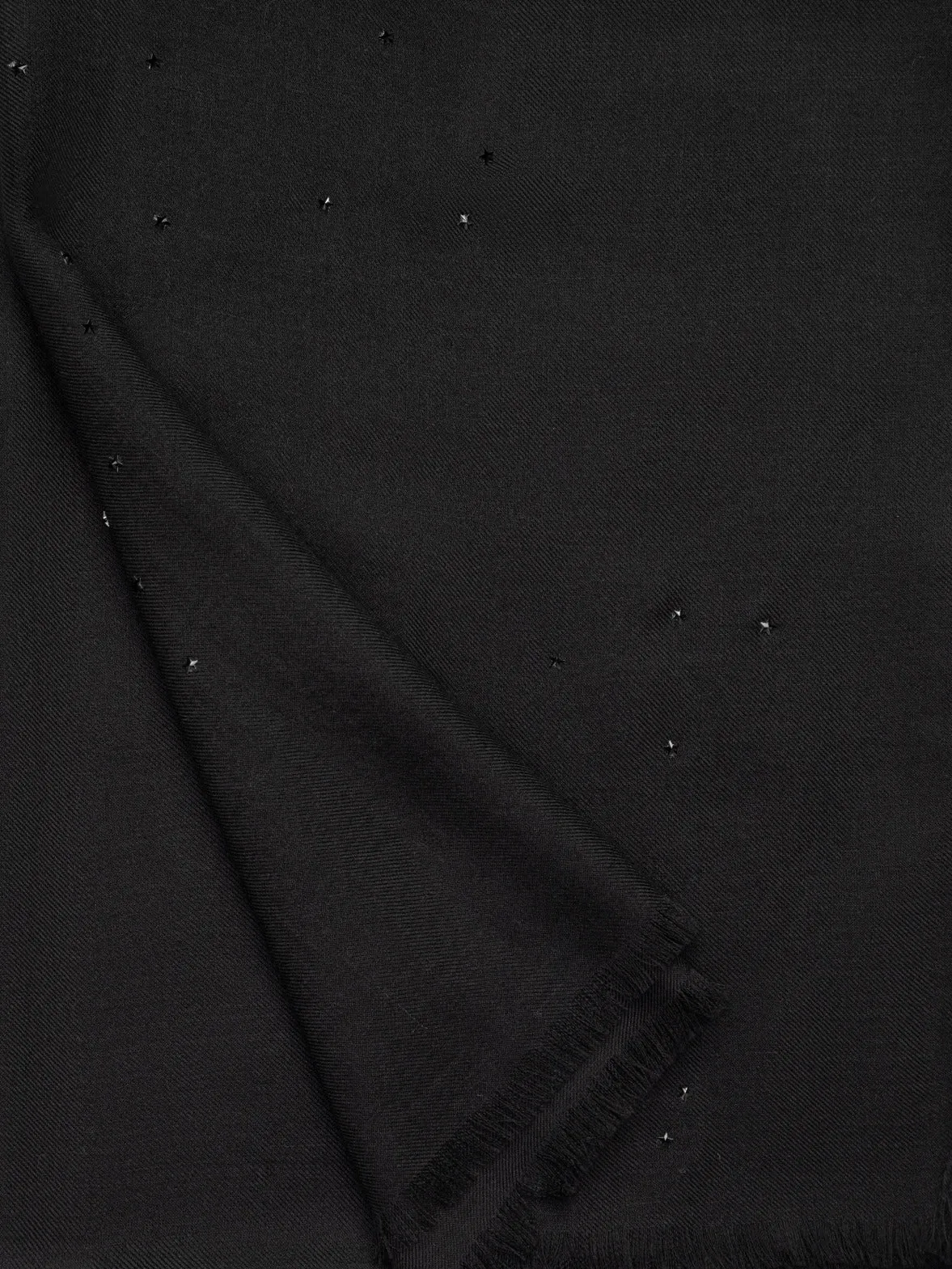 Cashmere Silk Scarf with Swarovski Stars