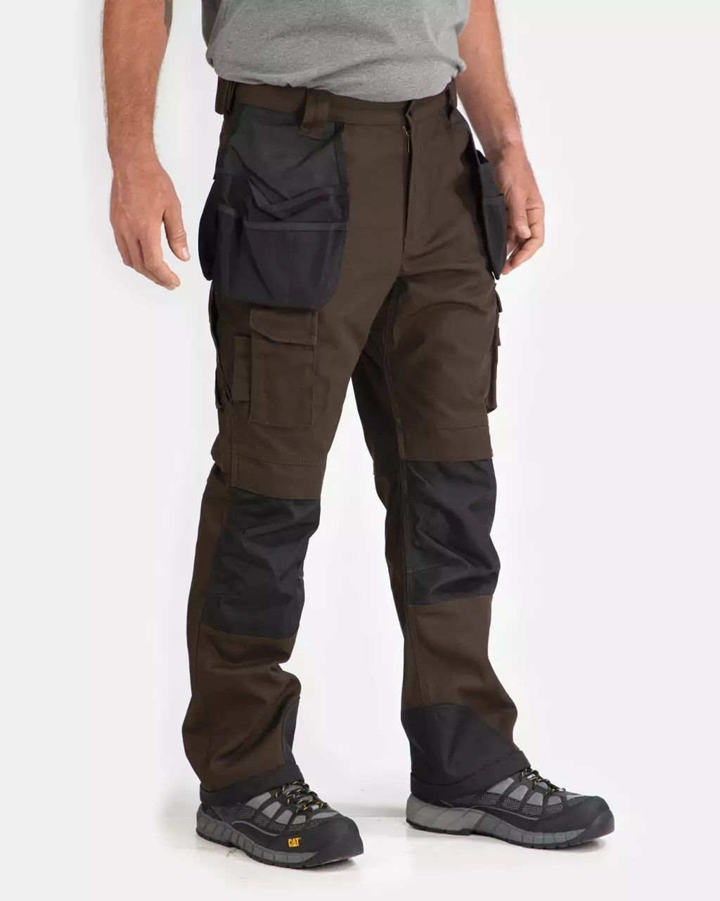 CAT Men's Trademark Work Pants in Dark Earth