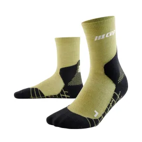 CEP Men's Hiking Light Merino Mid Cut Compression Socks Light Olive | Buy CEP Men's Hiking Light Merino Mid Cut Compre