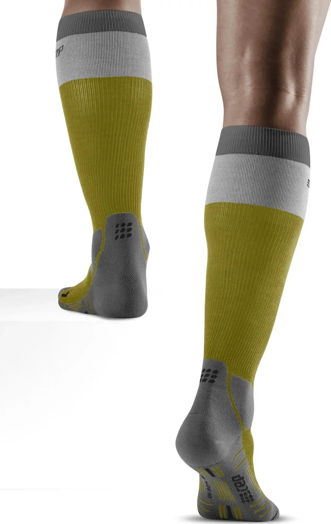 CEP Men's Hiking Light Merino Socks Olive/Grey | Buy CEP Men's Hiking Light Merino Socks Olive/Grey here | Outnorth