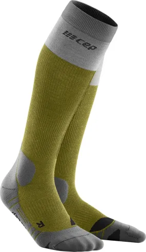 CEP Men's Hiking Light Merino Socks Olive/Grey | Buy CEP Men's Hiking Light Merino Socks Olive/Grey here | Outnorth