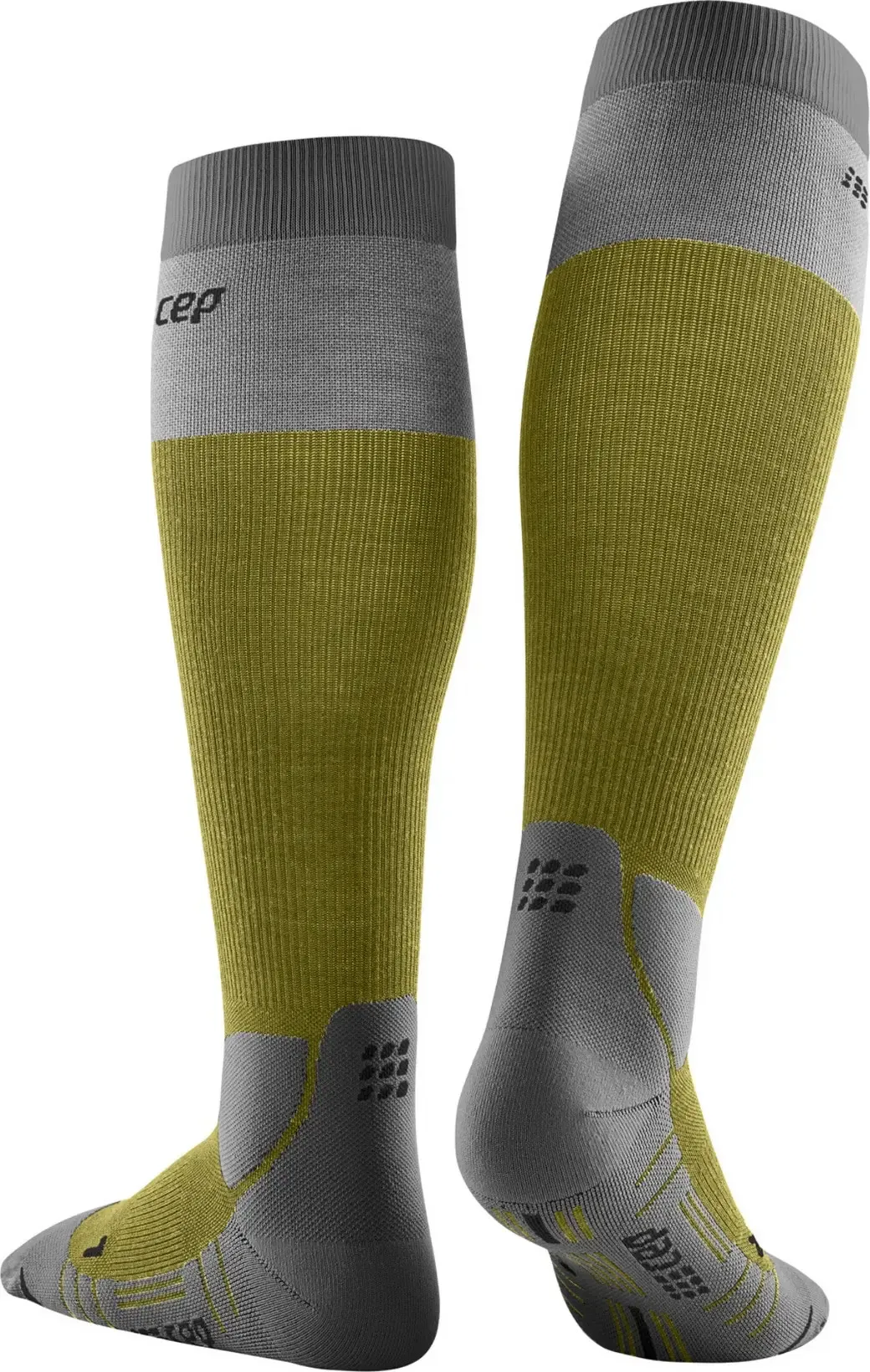 CEP Men's Hiking Light Merino Socks Olive/Grey | Buy CEP Men's Hiking Light Merino Socks Olive/Grey here | Outnorth