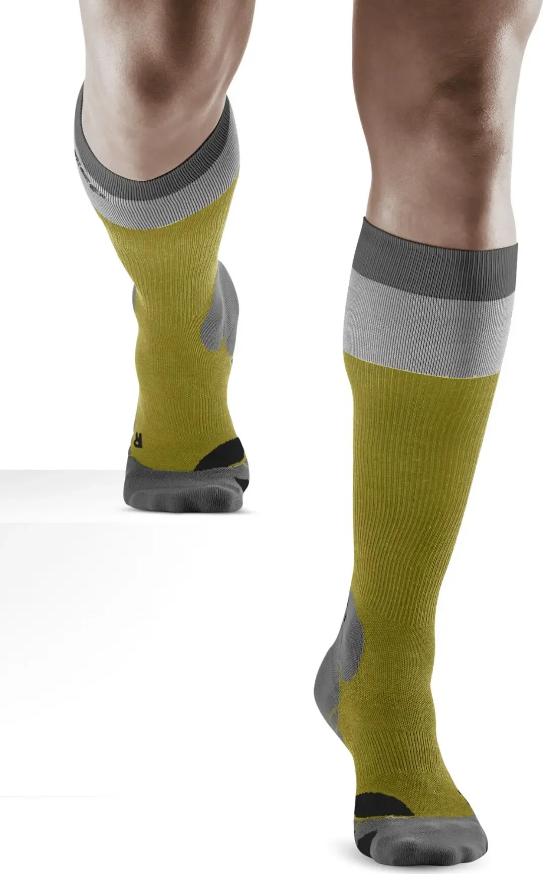 CEP Men's Hiking Light Merino Socks Olive/Grey | Buy CEP Men's Hiking Light Merino Socks Olive/Grey here | Outnorth