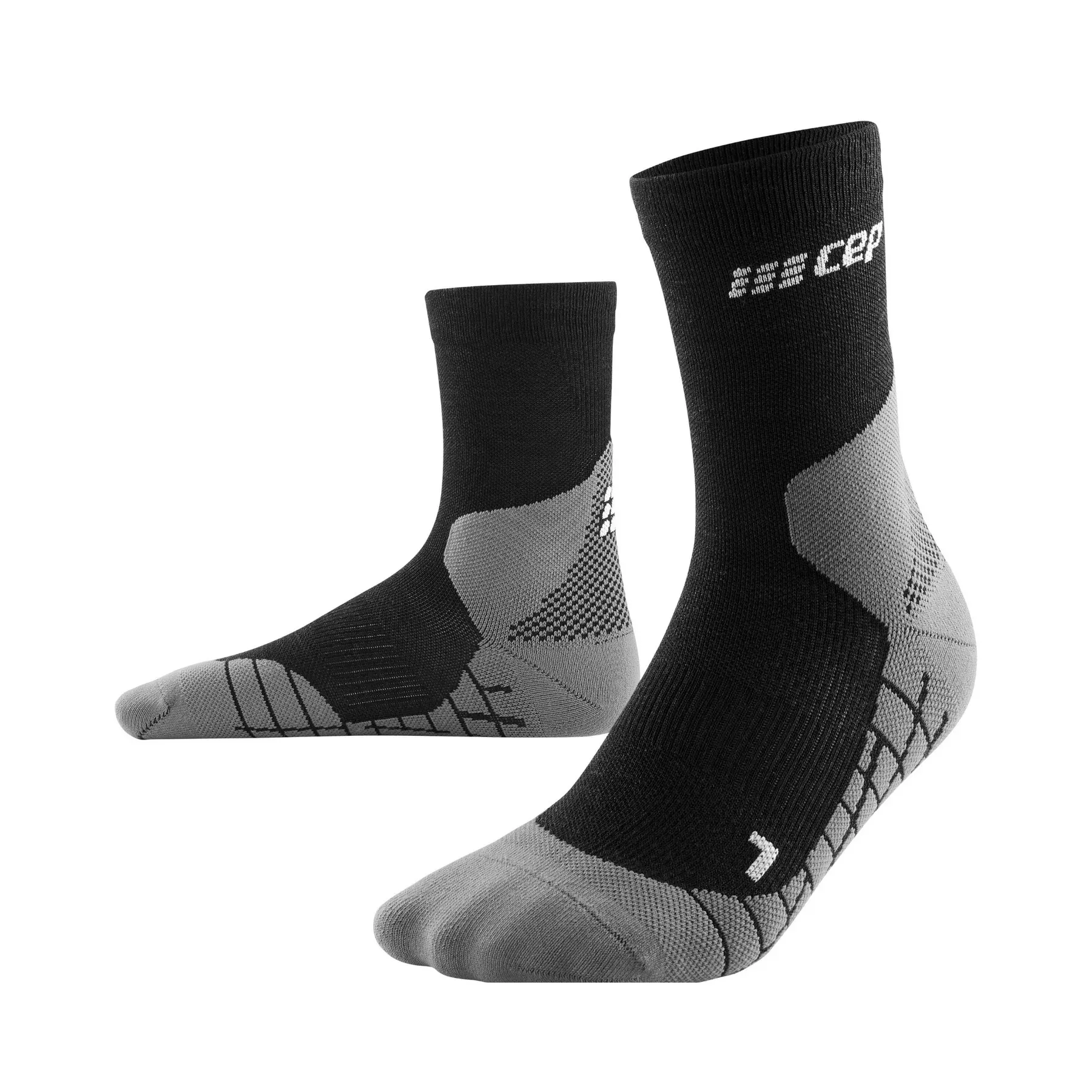 CEP Women's Hiking Light Merino Mid Cut Compression Socks Black | Buy CEP Women's Hiking Light Merino Mid Cut Compress