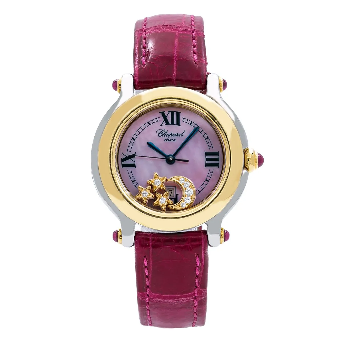 Chopard Happy Sport 278239 32mm Pink Mother Of Pearl Dial