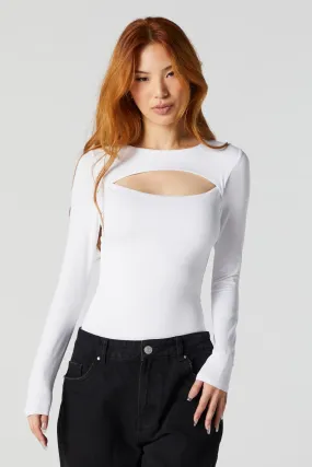 Contour Long Sleeve Cut Out Bodysuit