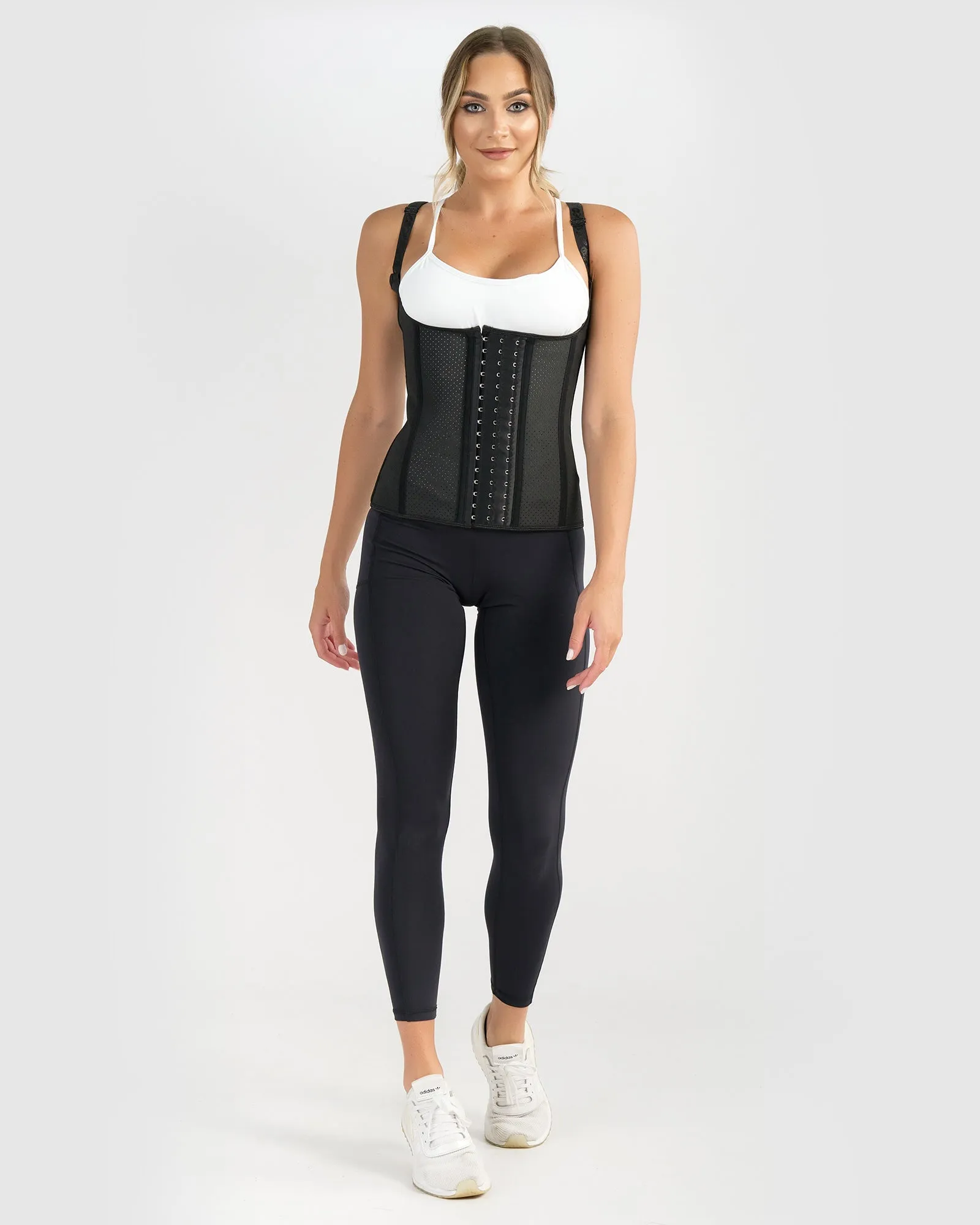 Core Trainer Breathable Vest With Adjustable Straps Black