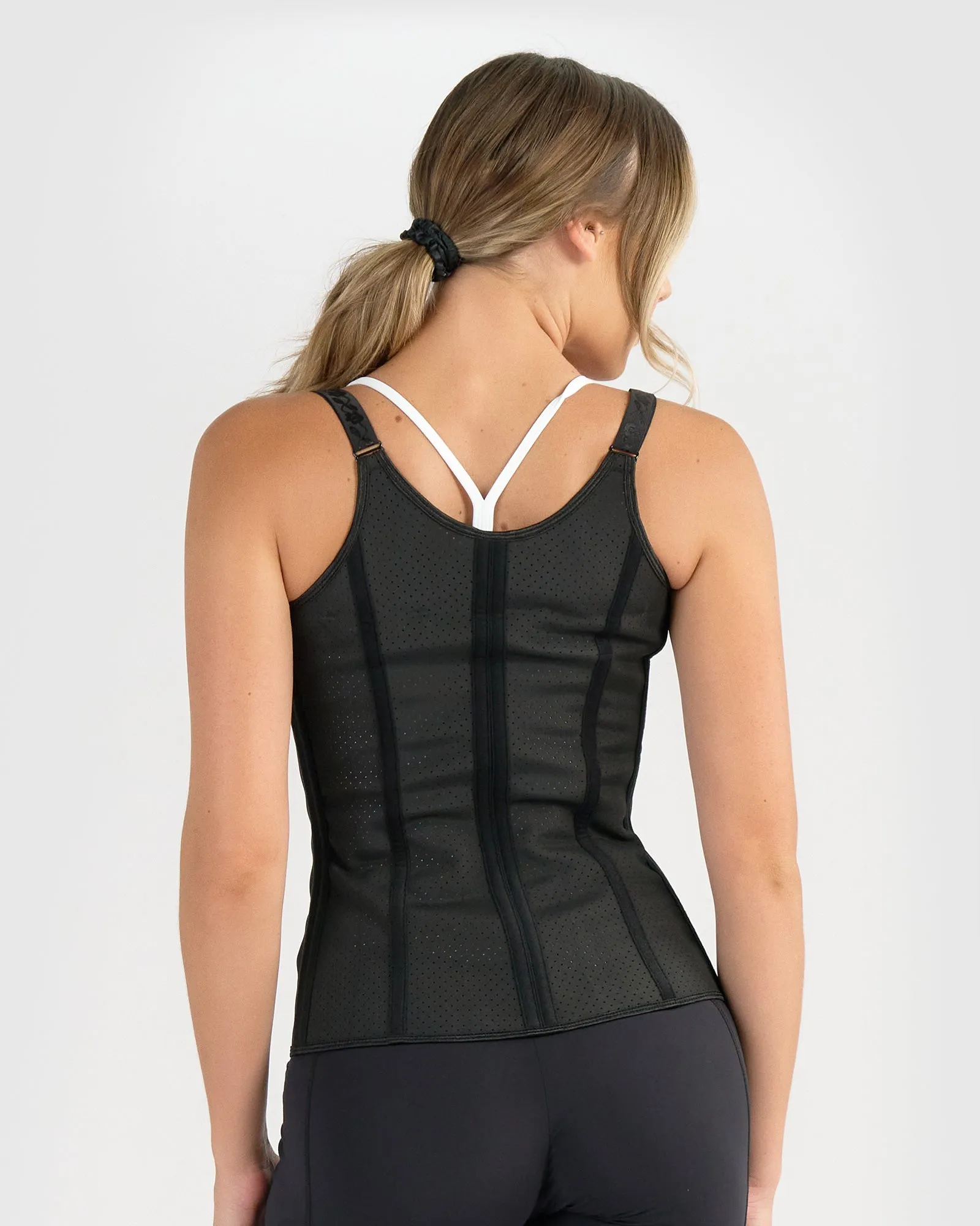 Core Trainer Breathable Vest With Adjustable Straps Black