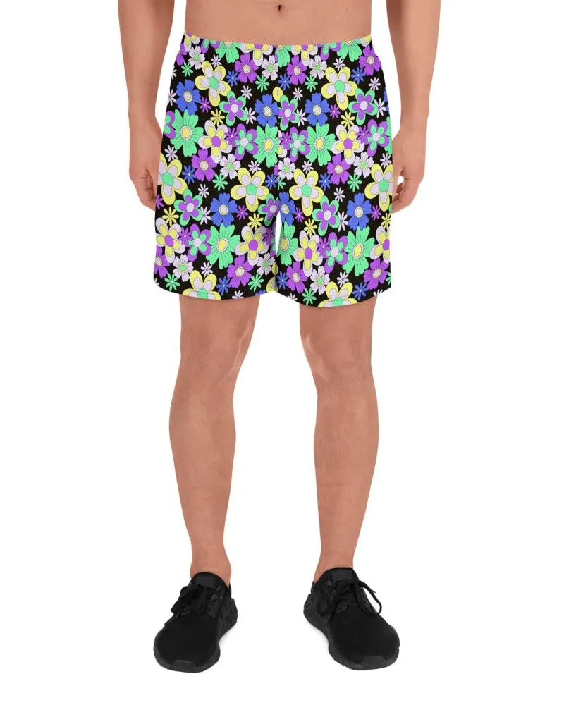 Crazy Daisy Athletic Shorts