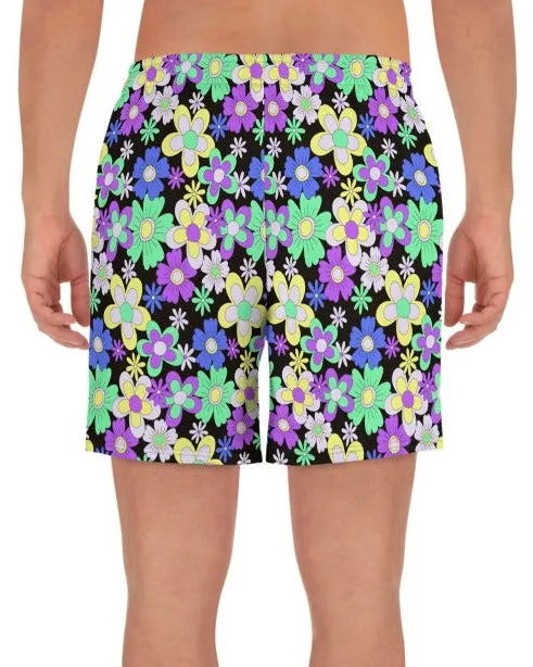 Crazy Daisy Athletic Shorts