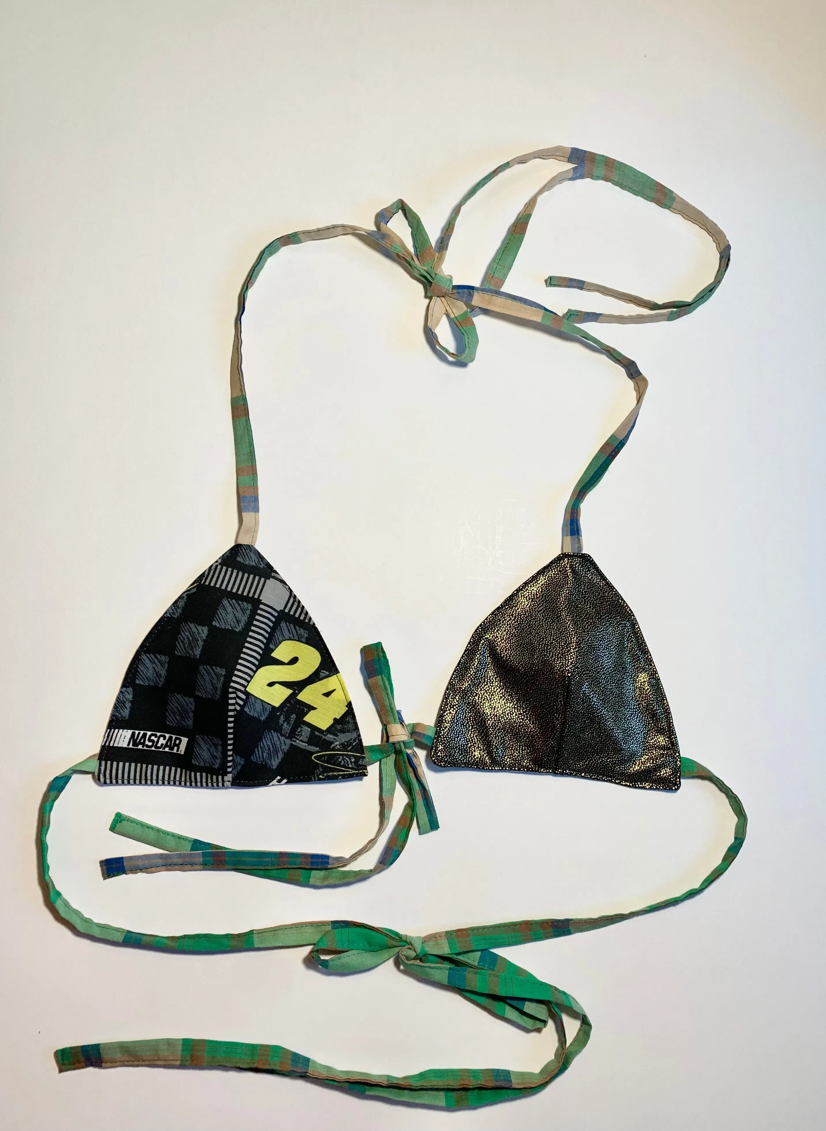 Custom scrap bra top