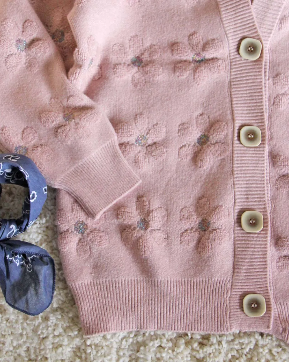 Daisy Chain Sweater in Pink