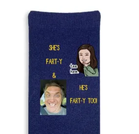 Design Your Own Custom Flat Knit Dress Socks - Extra Large