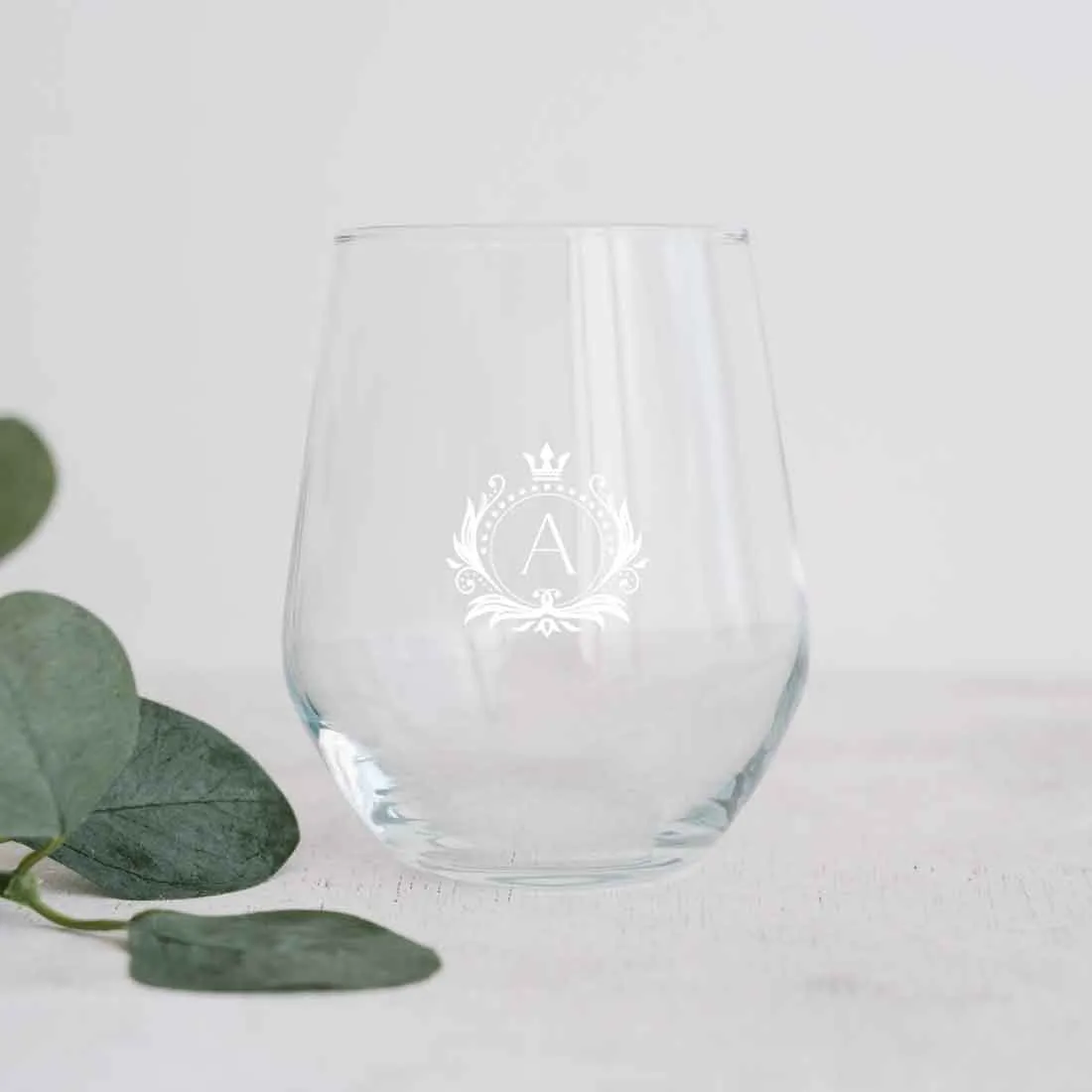 Engraved Whisky Glass Personalized Stemless Wine & Cocktail Glasses 400 ML