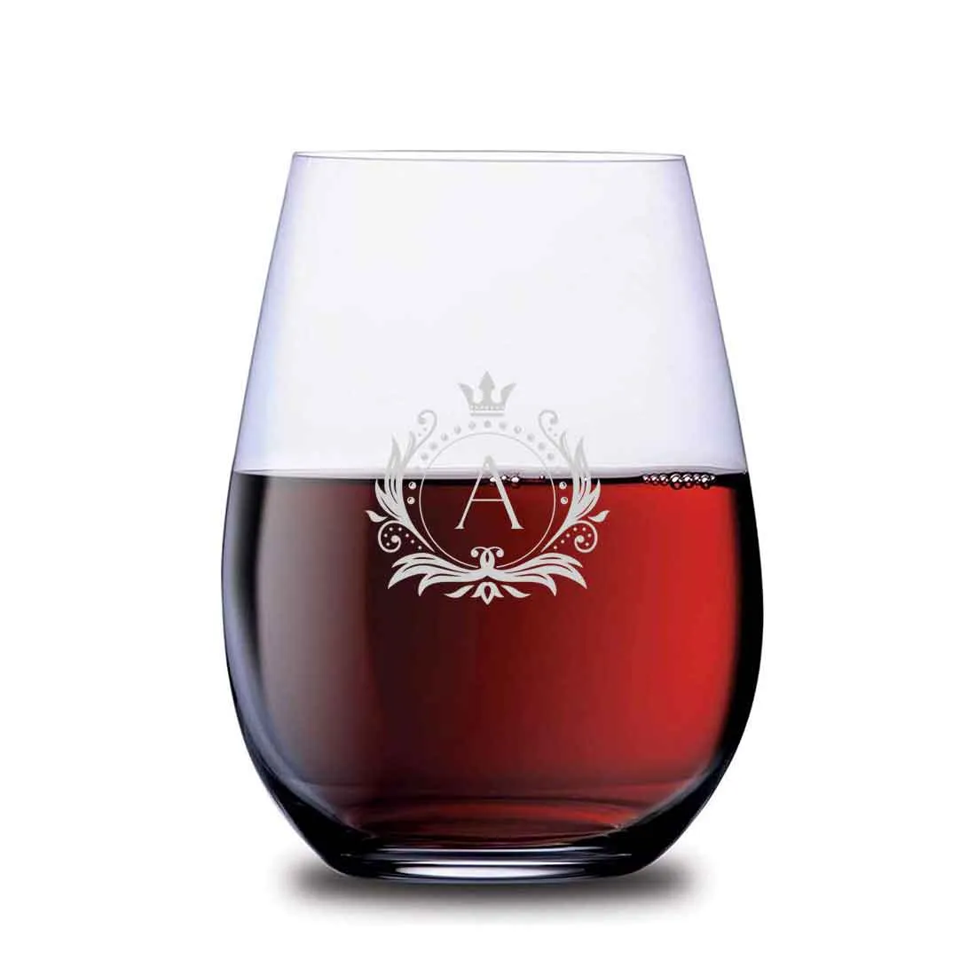 Engraved Whisky Glass Personalized Stemless Wine & Cocktail Glasses 400 ML