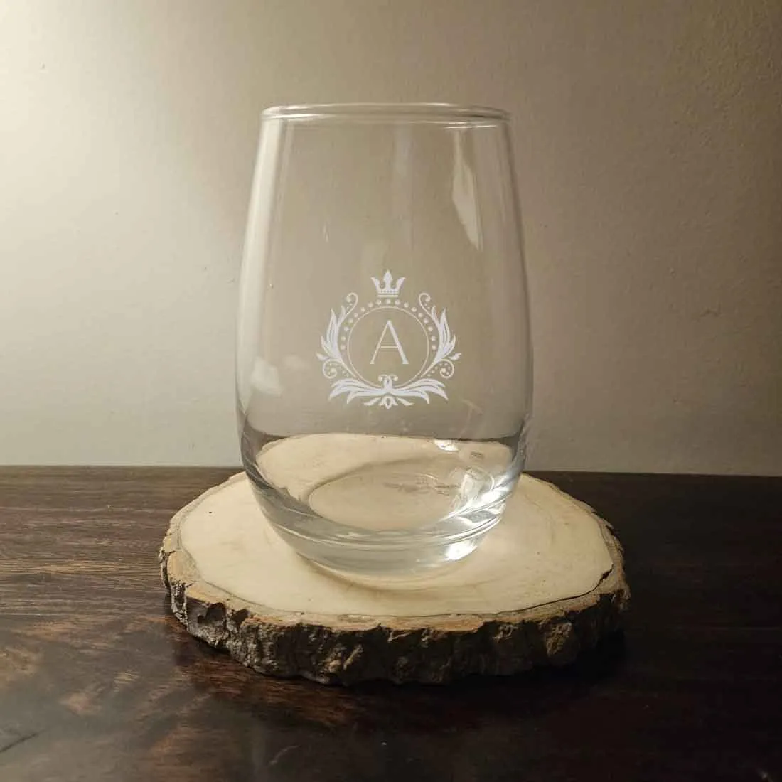 Engraved Whisky Glass Personalized Stemless Wine & Cocktail Glasses 400 ML