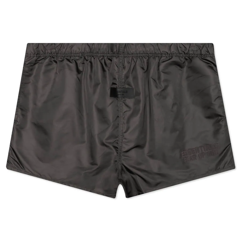 Essentials Running Short - Off-Black