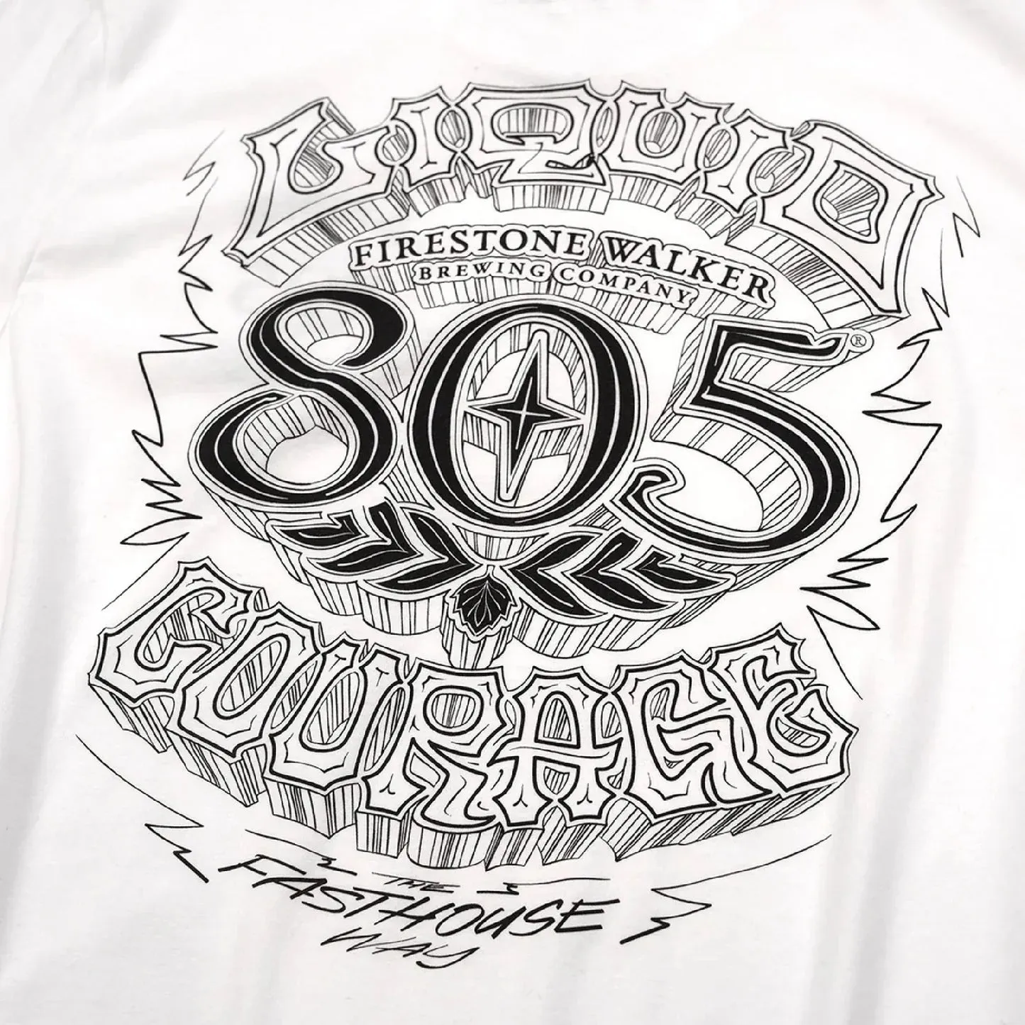 FASTHOUSE LIQUID COURAGE SS TEE WHITE