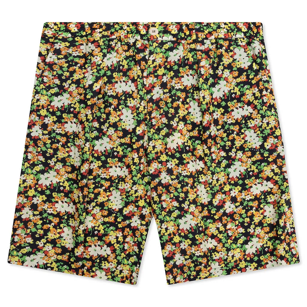 Flower Shorts - Black Floral Shorts