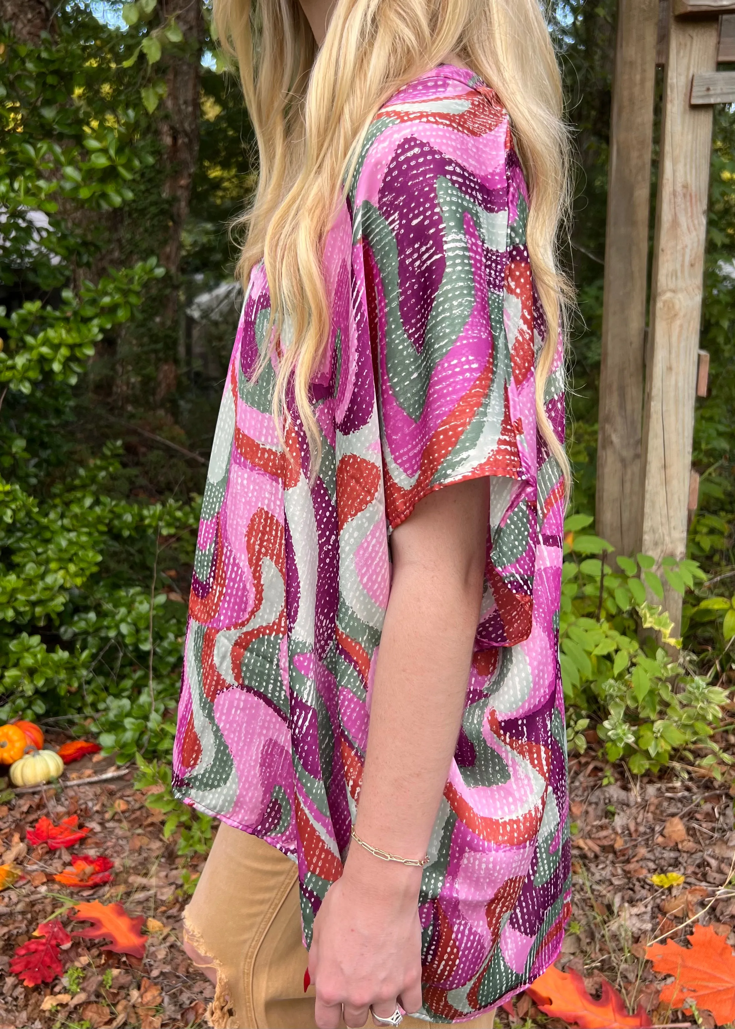 Groovy Girl Top | Purple Multi