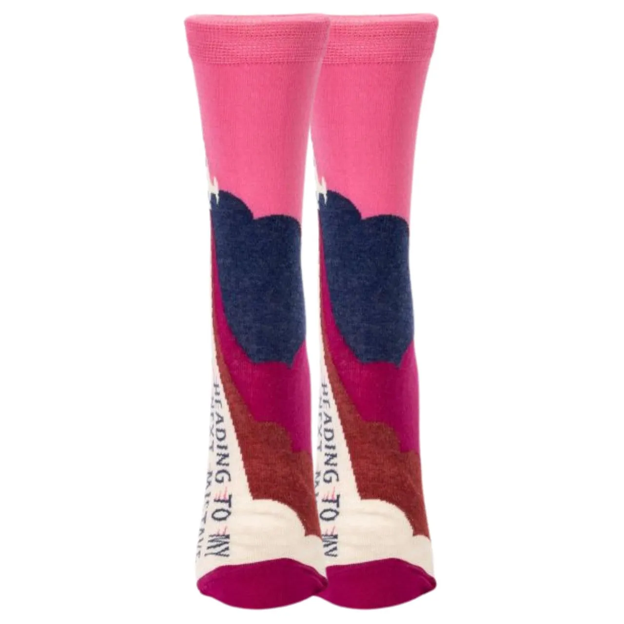 Heading to My Next Mistake Crew Socks