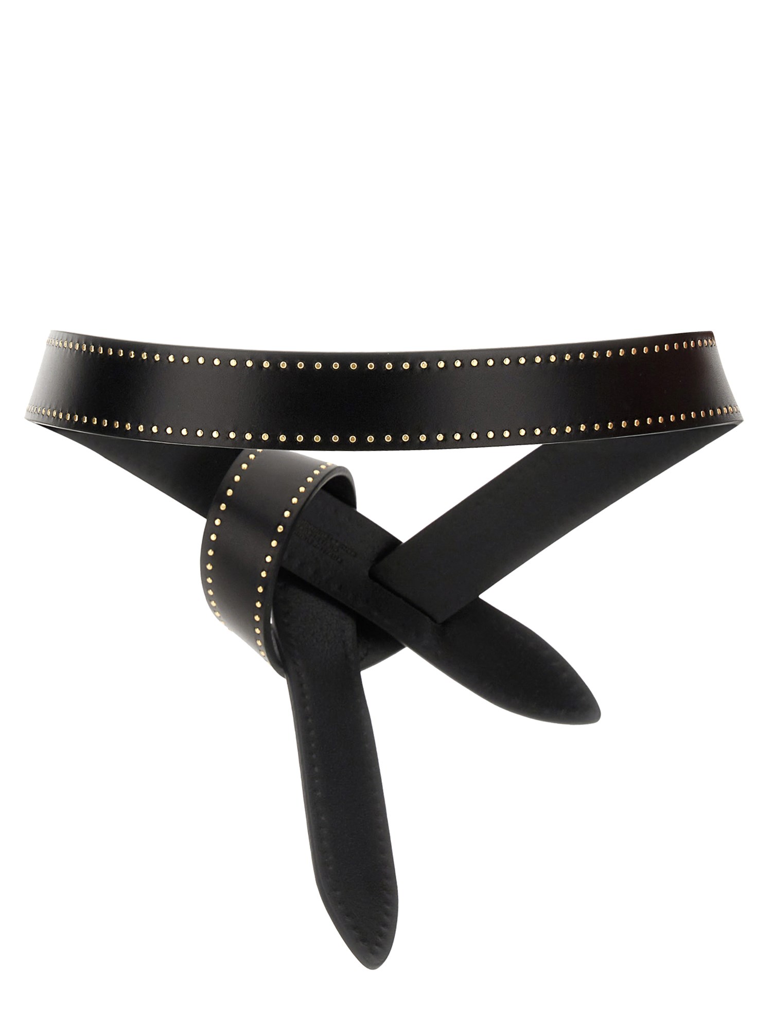 ISABEL MARANT    STUDDED LEATHER LECCE BELT