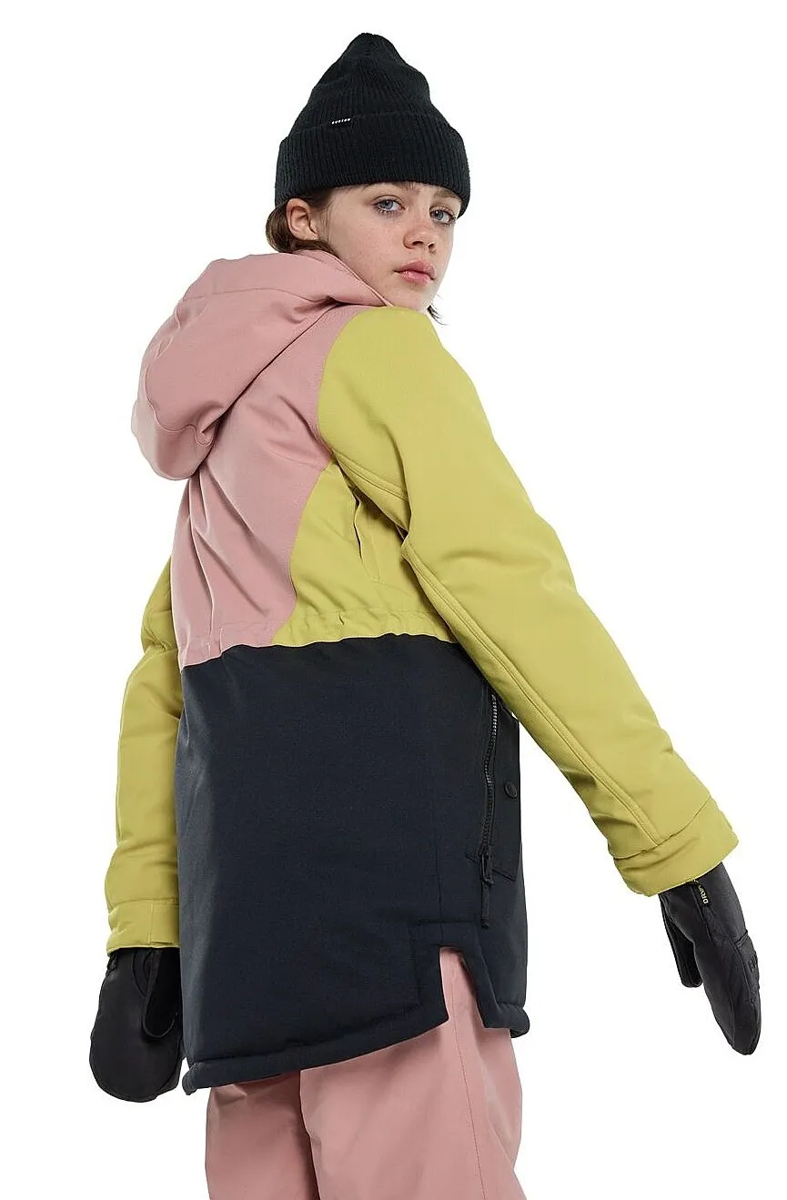 jacket Burton Khione 2L - Powder Blush/Sulfur/True Black - girl´s