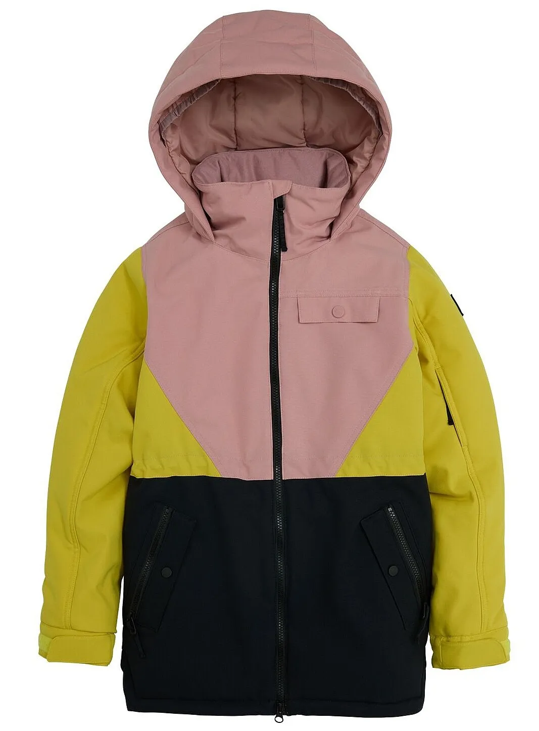 jacket Burton Khione 2L - Powder Blush/Sulfur/True Black - girl´s