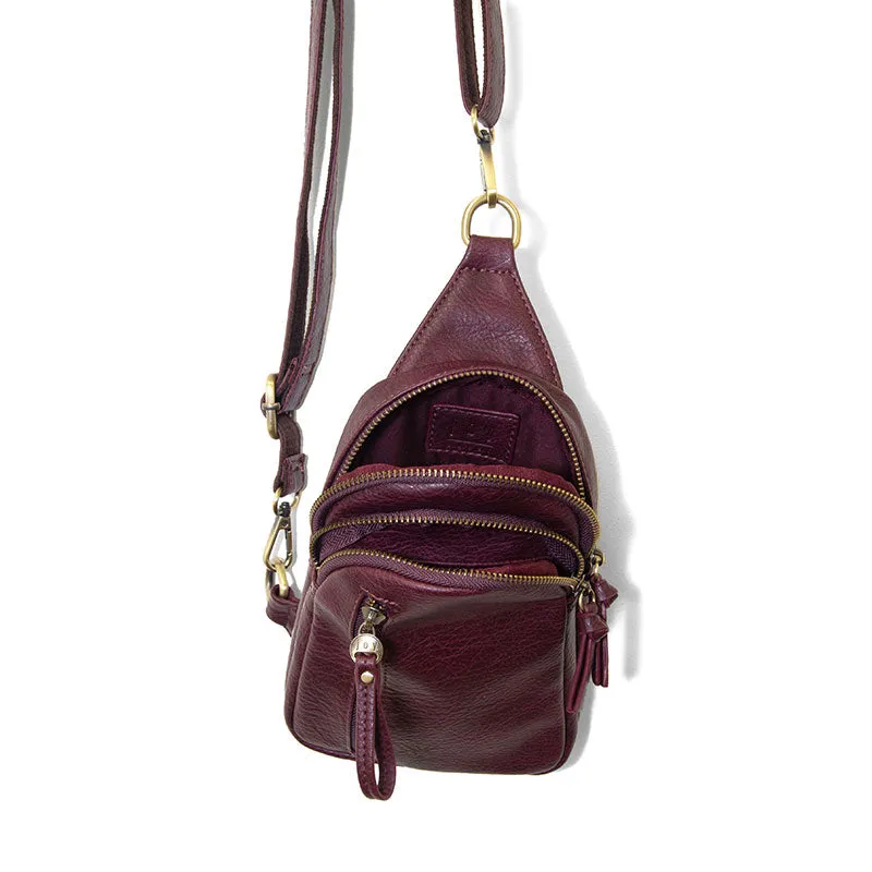 Joy Susan Wine Skyler Sling Bag